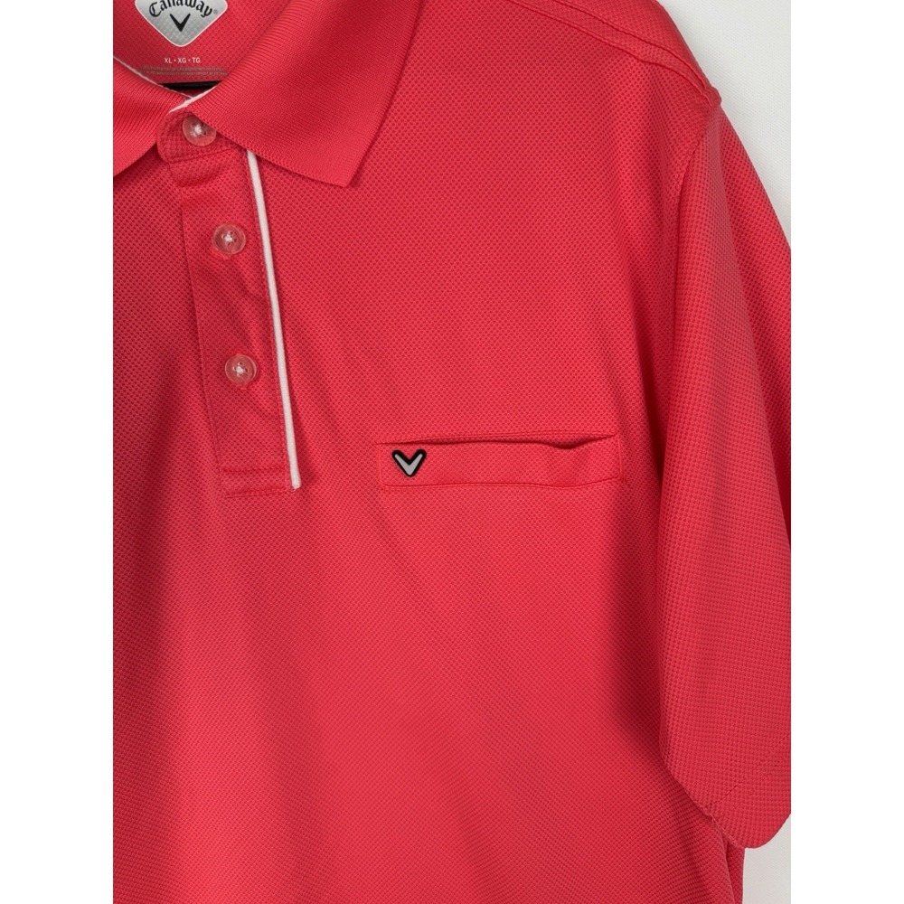 Callaway Mens  Short Sleeve front pocket Golf Polo Shirt Size XL‎ - Picture 2 of 6